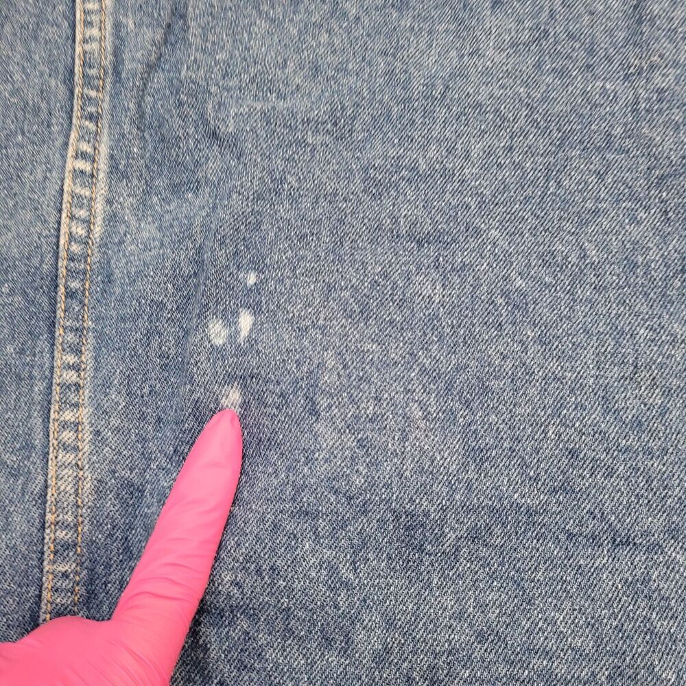 Vintage Calvin-Klein Denim Jacket Womens Small 18x21 Blue - Picture 9 of 15